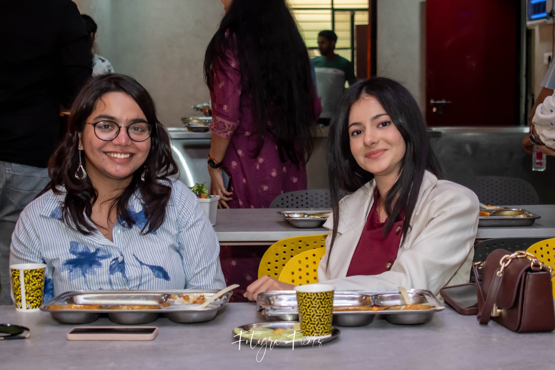 Guest enjoying the food
