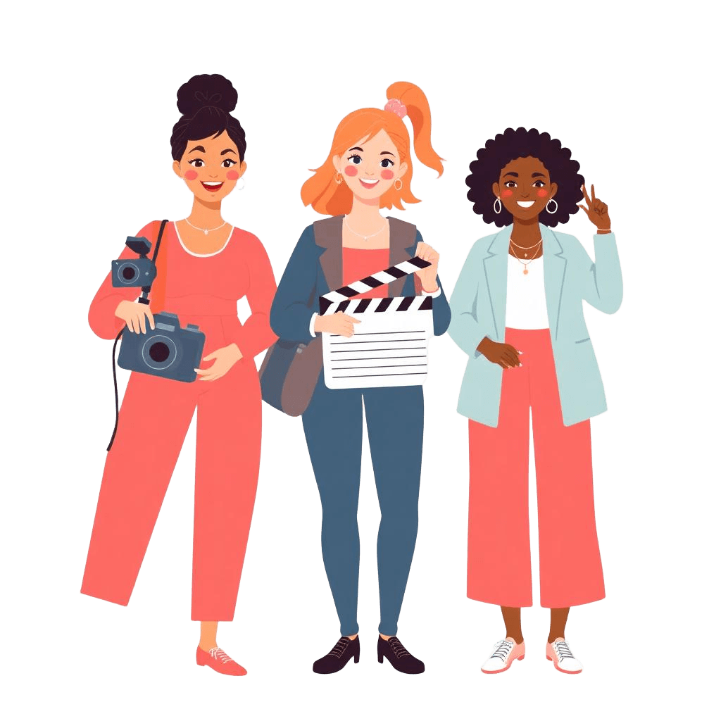 Photography team illustration