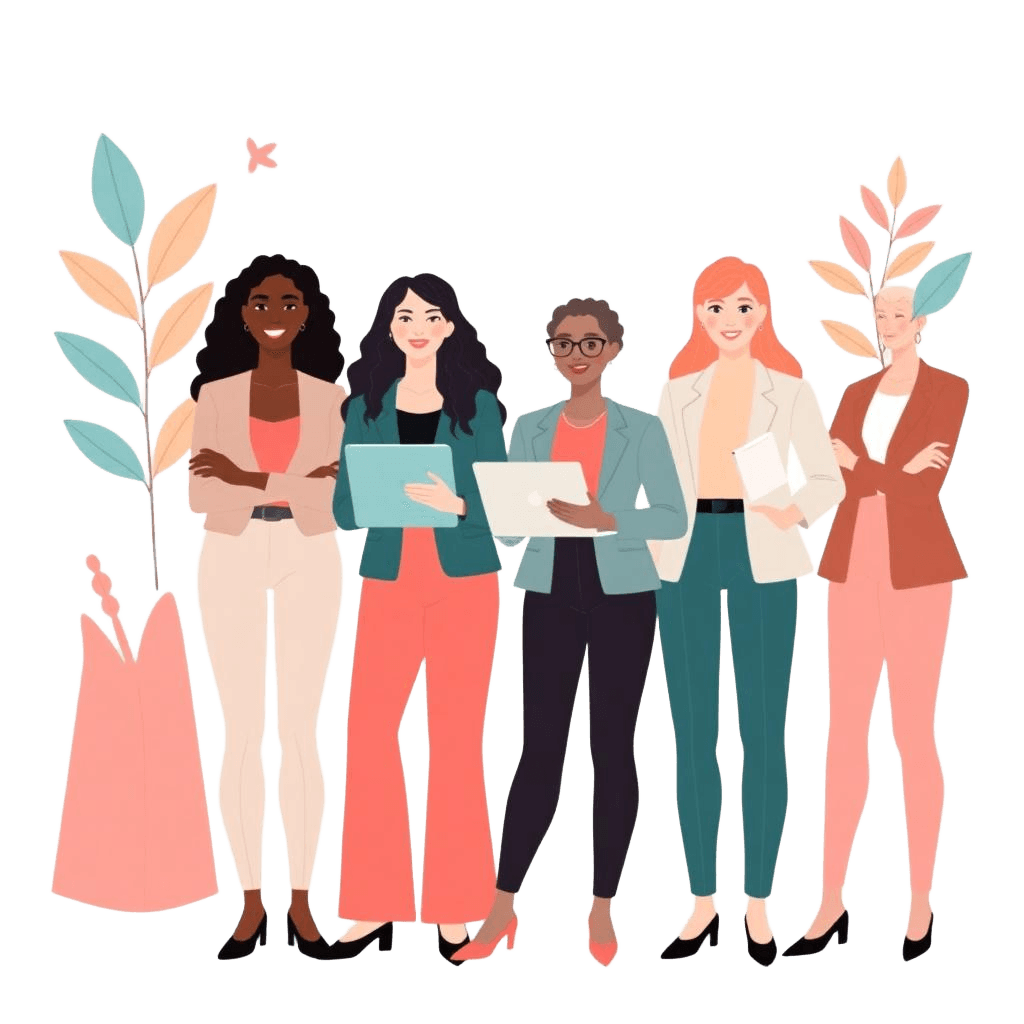 Women in tech illustration